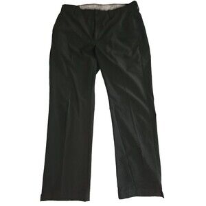 Callaway Pants Mens 32x29 Black Golf Casual Flat Front Chino Trousers